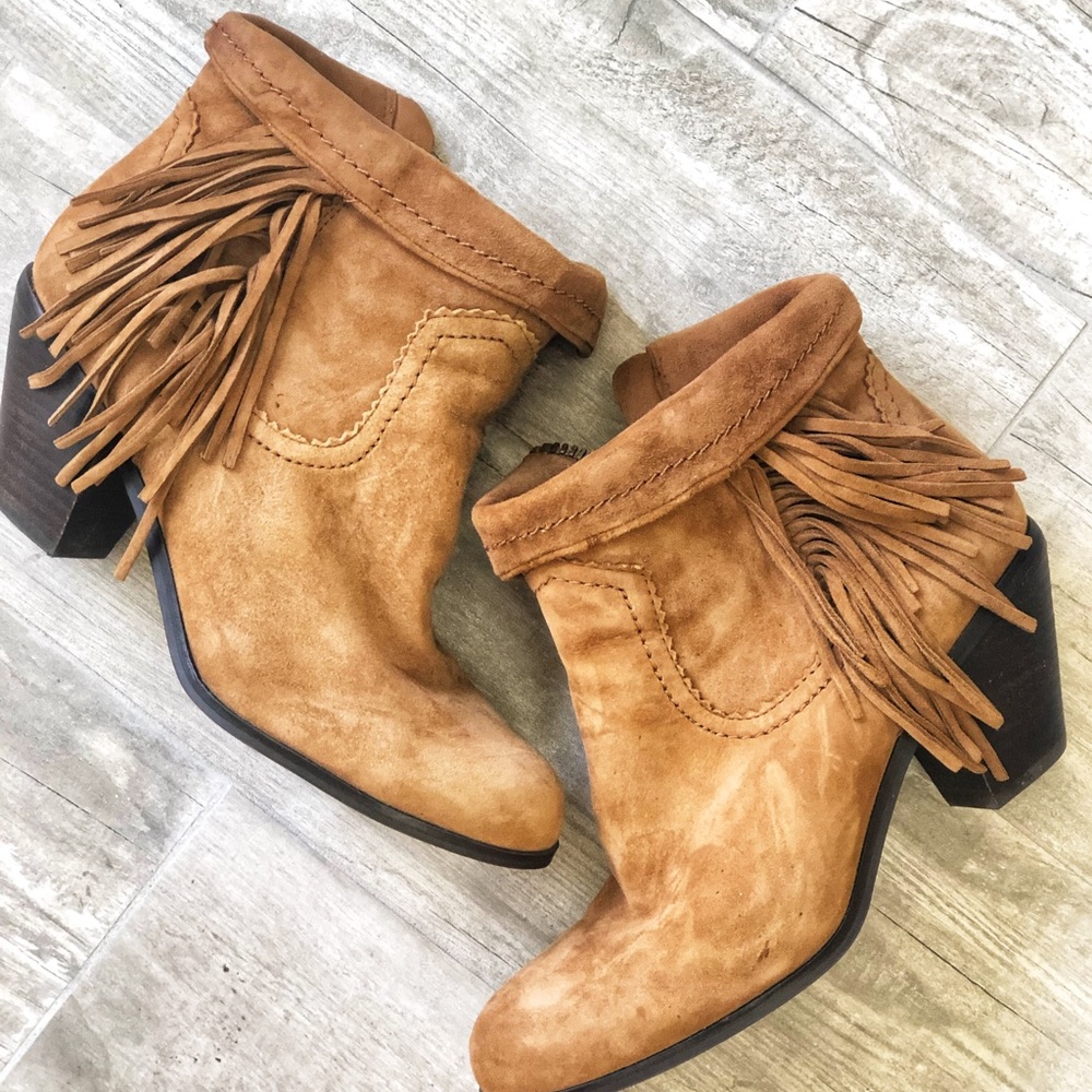 Sam Edelman Fringe Boots